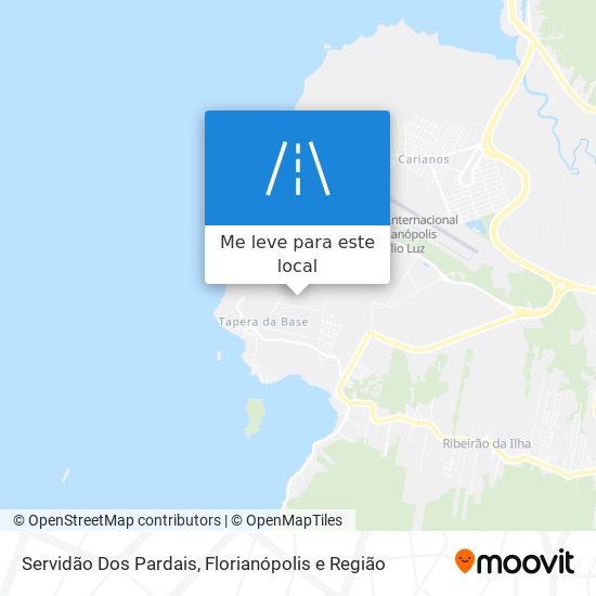 Servidão Dos Pardais mapa