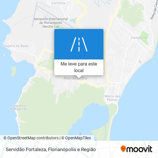 Servidão Fortaleza mapa