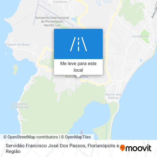 Servidão Francisco José Dos Passos mapa