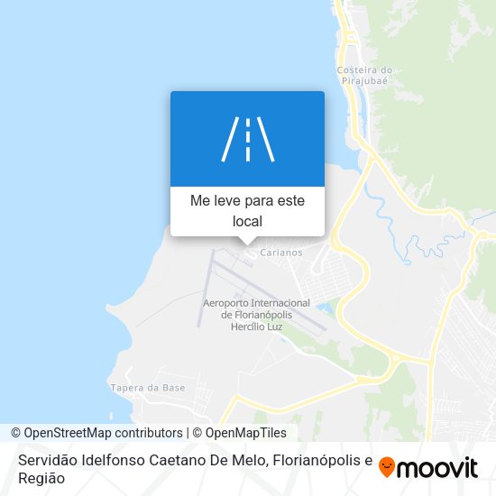 Servidão Idelfonso Caetano De Melo mapa