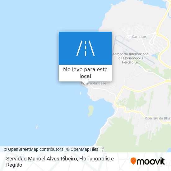 Servidão Manoel Alves Ribeiro mapa