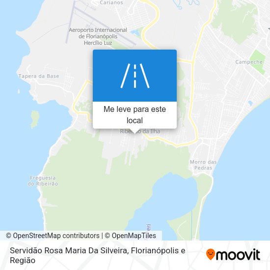Servidão Rosa Maria Da Silveira mapa