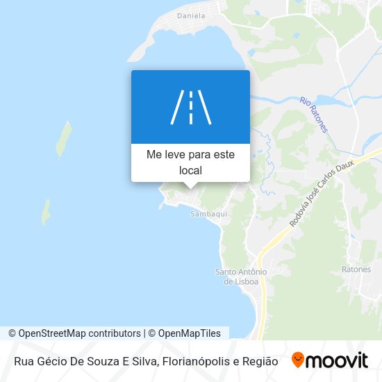 Rua Gécio De Souza E Silva mapa