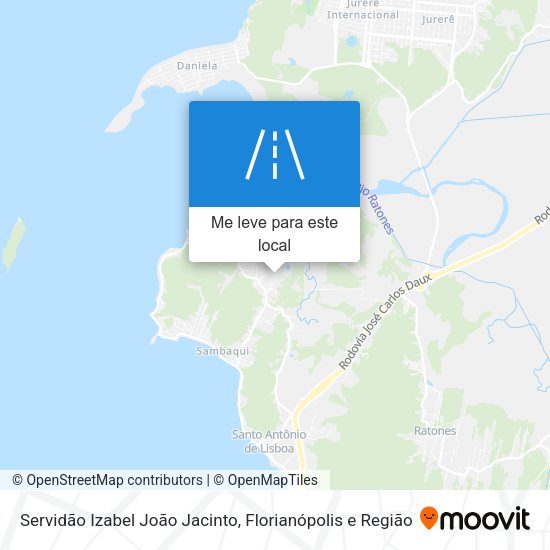 Servidão Izabel João Jacinto mapa