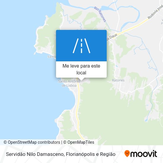 Servidão Nilo Damasceno mapa