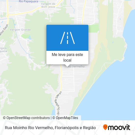Rua Moinho Rio Vermelho mapa