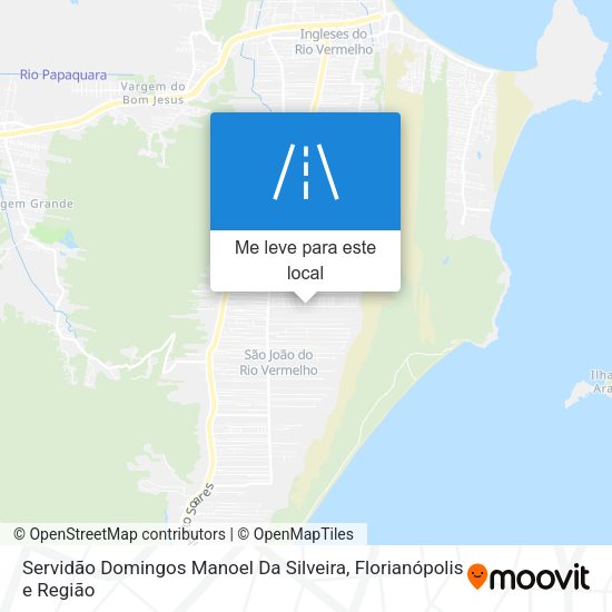 Servidão Domingos Manoel Da Silveira mapa