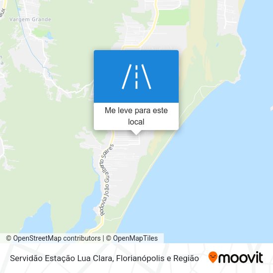 Servidão Estação Lua Clara mapa