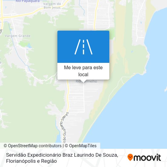 Servidão Expedicionário Braz Laurindo De Souza mapa
