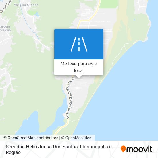 Servidão Hélio Jonas Dos Santos mapa