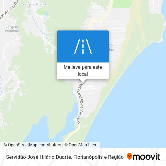 Servidão José Hilário Duarte mapa