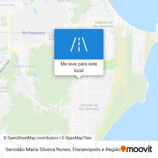 Servidão Maria Silveira Nunes mapa
