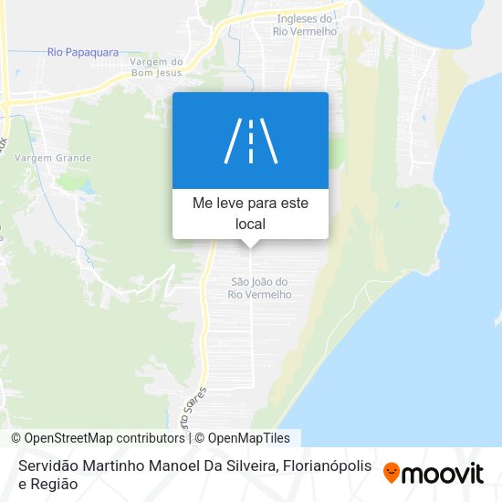 Servidão Martinho Manoel Da Silveira mapa