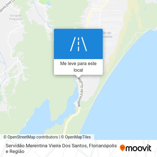 Servidão Merentina Vieira Dos Santos mapa