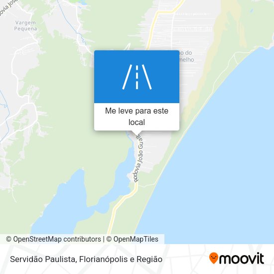 Servidão Paulista mapa