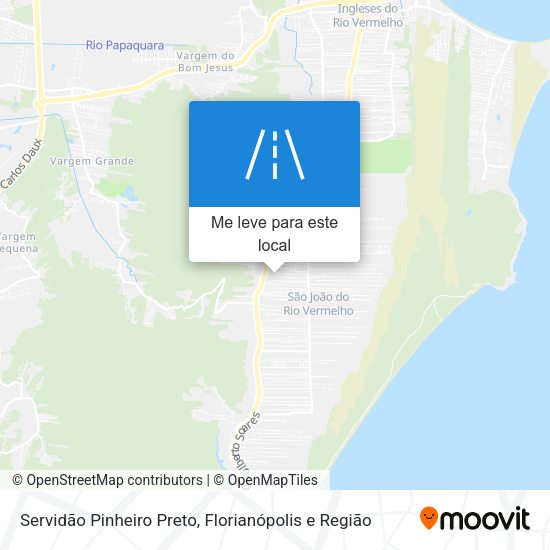 Servidão Pinheiro Preto mapa