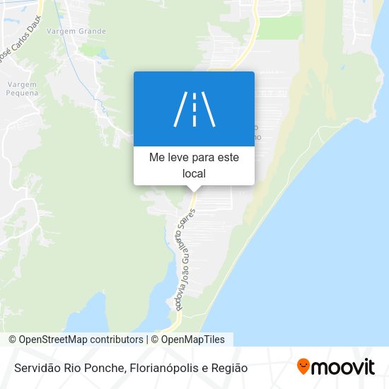 Servidão Rio Ponche mapa