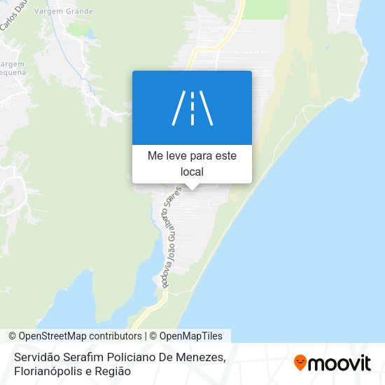 Servidão Serafim Policiano De Menezes mapa
