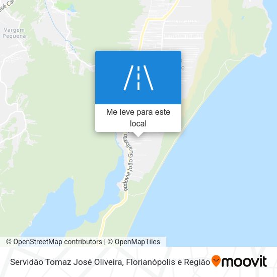 Servidão Tomaz José Oliveira mapa