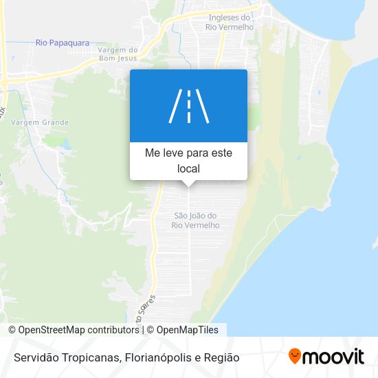 Servidão Tropicanas mapa