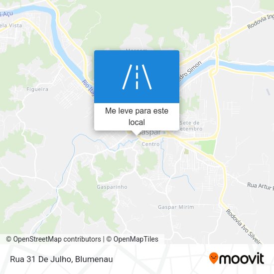 Rua 31 De Julho mapa