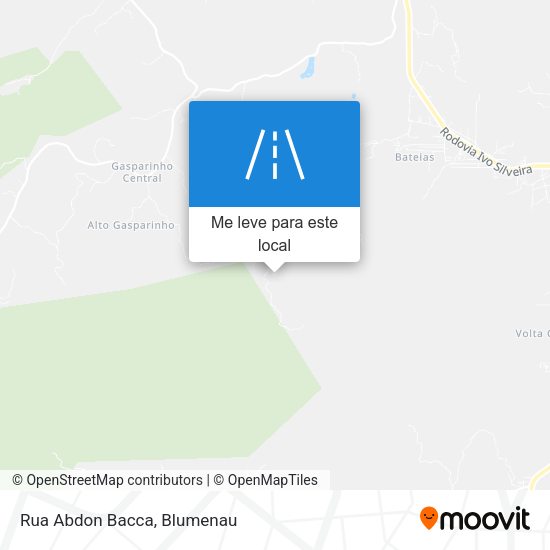 Rua Abdon Bacca mapa