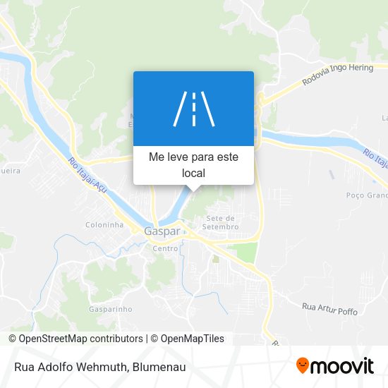 Rua Adolfo Wehmuth mapa