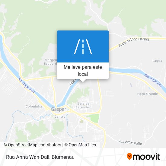 Rua Anna Wan-Dall mapa