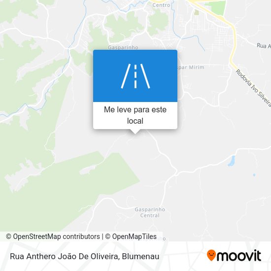 Rua Anthero João De Oliveira mapa