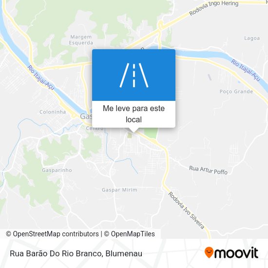 Rua Barão Do Rio Branco mapa