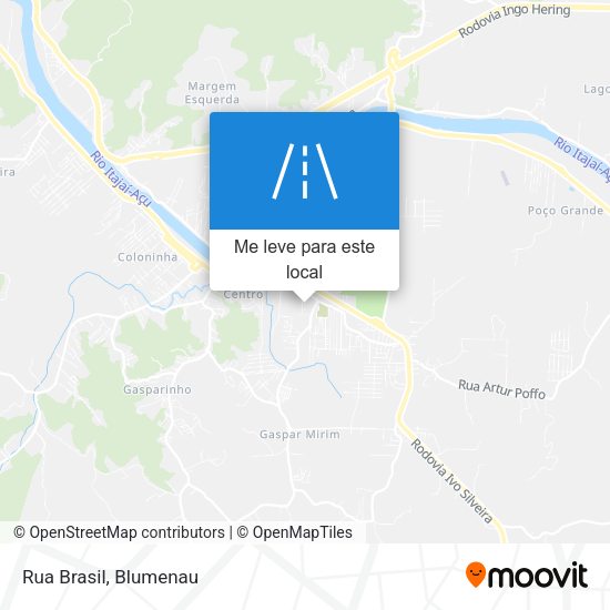 Rua Brasil mapa
