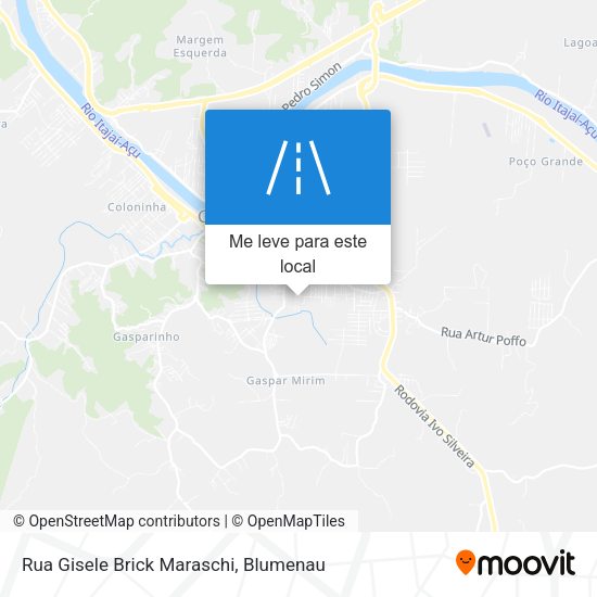 Rua Gisele Brick Maraschi mapa