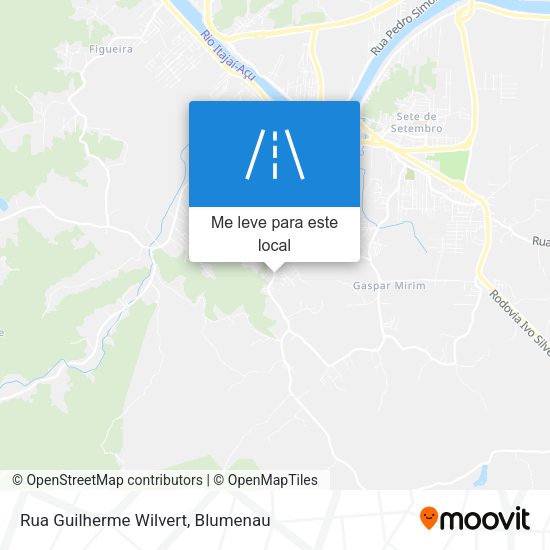 Rua Guilherme Wilvert mapa