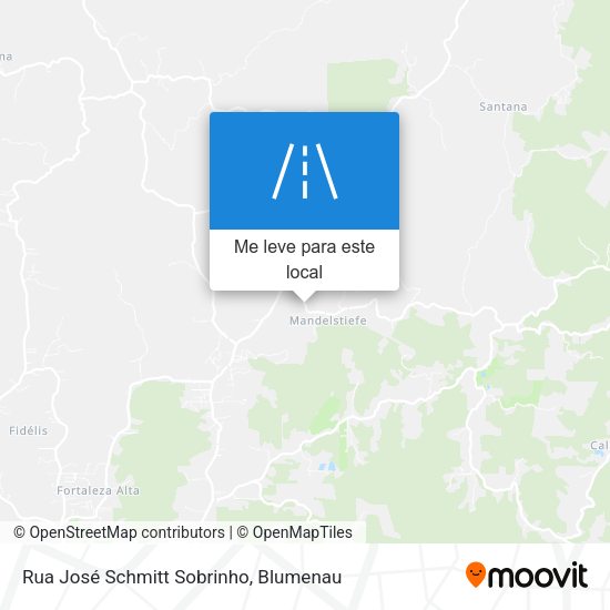 Rua José Schmitt Sobrinho mapa
