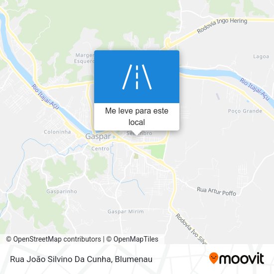Rua João Silvino Da Cunha mapa