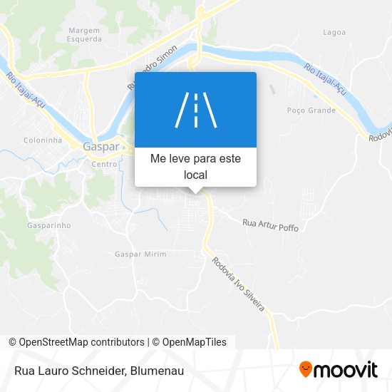 Rua Lauro Schneider mapa