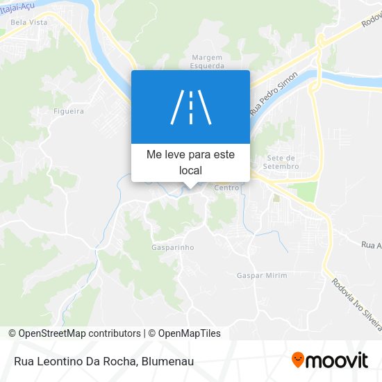 Rua Leontino Da Rocha mapa