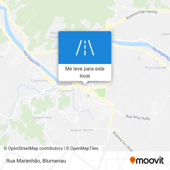 Rua Maranhão mapa