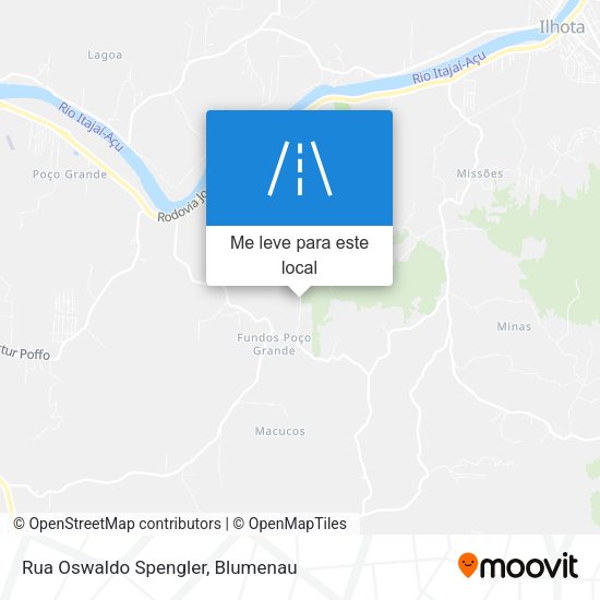 Rua Oswaldo Spengler mapa