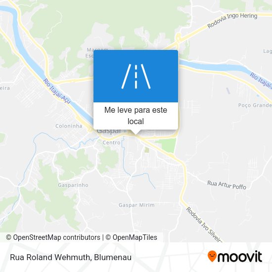 Rua Roland Wehmuth mapa