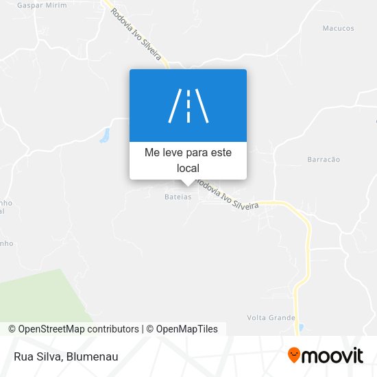 Rua Silva mapa