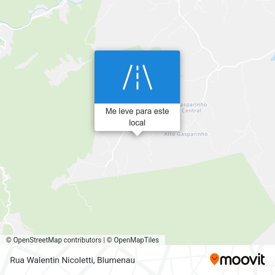Rua Walentin Nicoletti mapa