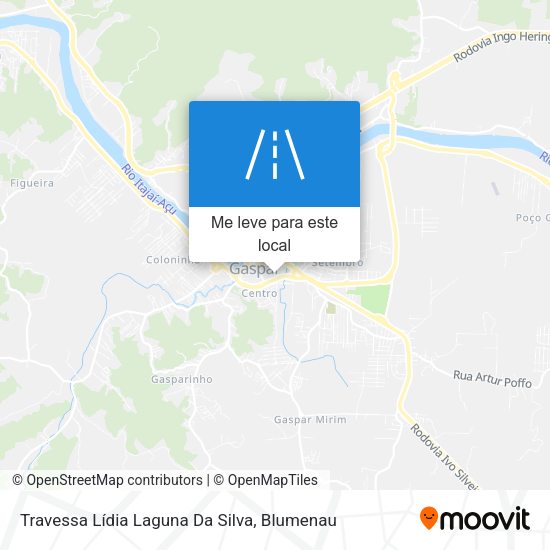 Travessa Lídia Laguna Da Silva mapa