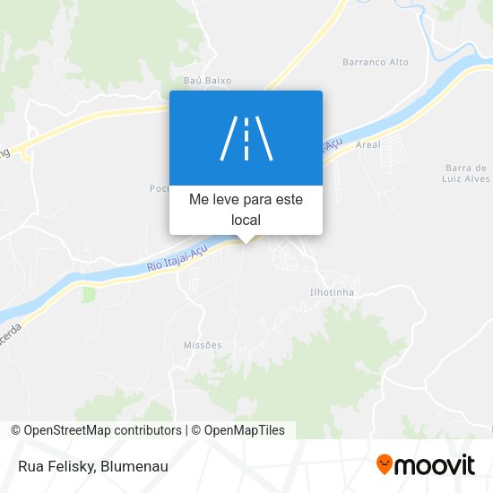 Rua Felisky mapa