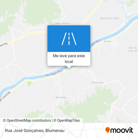 Rua José Gonçalves mapa