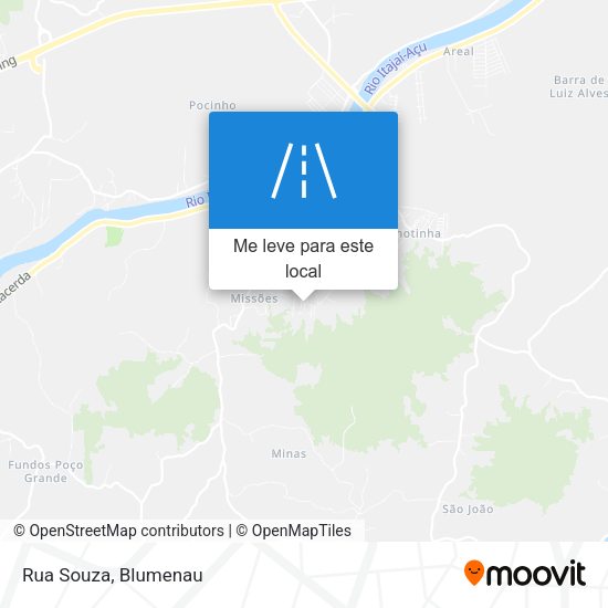Rua Souza mapa