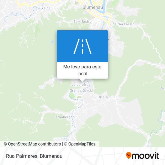 Rua Palmares mapa