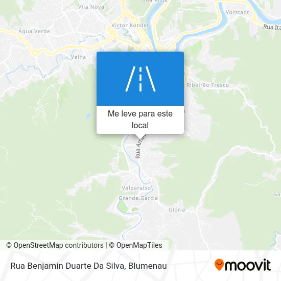 Rua Benjamin Duarte Da Silva mapa
