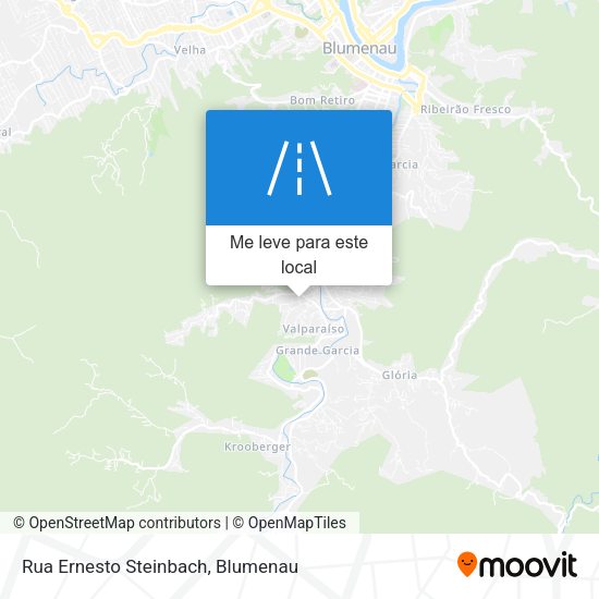 Rua Ernesto Steinbach mapa