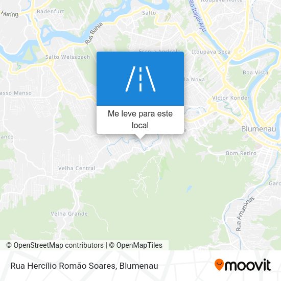Rua Hercílio Romão Soares mapa